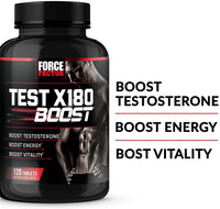 Thumbnail for Force Factor Test X180 Boost Tablets For Men, Boost Energy, Increase Stamina, Enhance Vitality