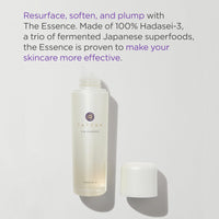 Thumbnail for Tatcha The Essence | Oil-Free Moisturizing and Skin Softening Serum Infused with Green Tea | 150ml / 5.1 oz