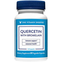 Thumbnail for The Vitamin Shoppe Quercetin with Bromelain - 250mg Antioxidant (60 Capsules)