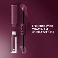 Thumbnail for NYX PROFESSIONAL MAKEUP Shine Loud, Long-Lasting Liquid Lipstick with Clear Lip Gloss - Make It Work (Cool-Toned Plum)