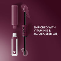 Thumbnail for NYX PROFESSIONAL MAKEUP Shine Loud, Long-Lasting Liquid Lipstick with Clear Lip Gloss - Make It Work (Cool-Toned Plum)