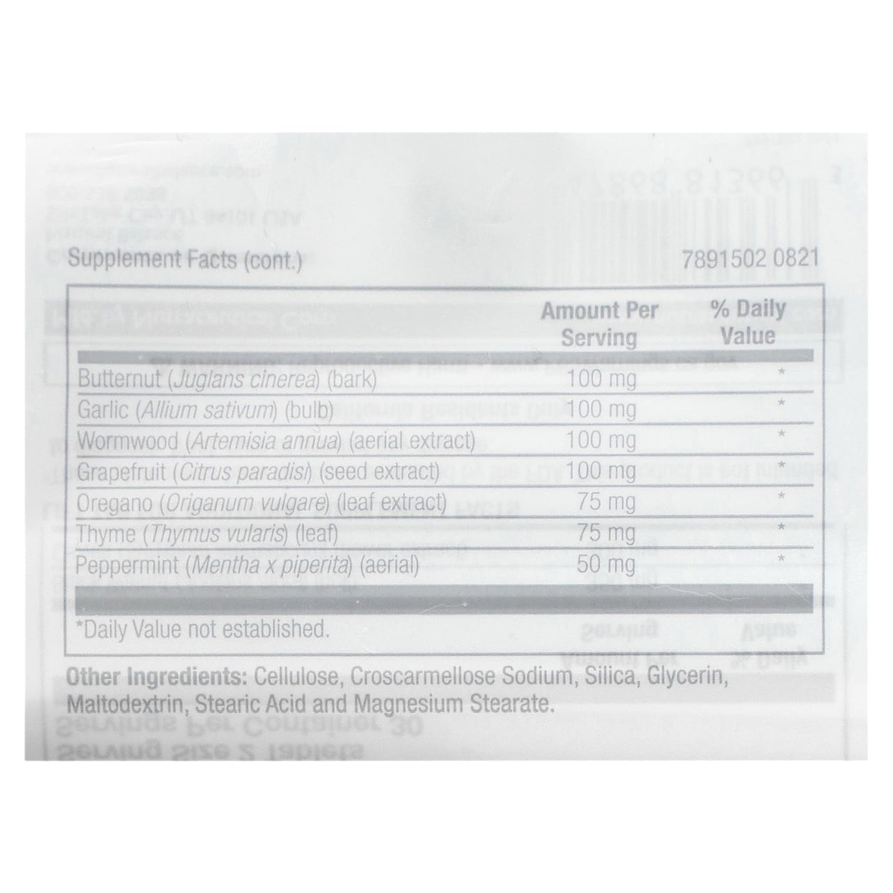 Natural Balance Parazide Clenz | 60 Count Capsules