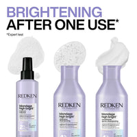 Thumbnail for Redken Blondage High Bright Pre Treatment | Brightens and Lightens Color-Treated and Natural Blonde Hair Instantly | Infused with Vitamin C