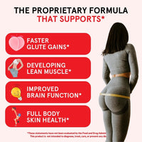 Thumbnail for Peach Perfect Creatine Blend for Women – Micronized Creatine Monohydrate with BCAA & Collagen for Glute Strength Support – Pink Lemonade – 30 Servings