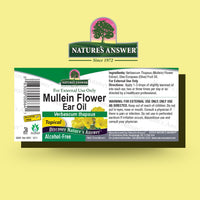 Thumbnail for Nature's Answer Alcohol-Free Mullein Flower Ear Oil