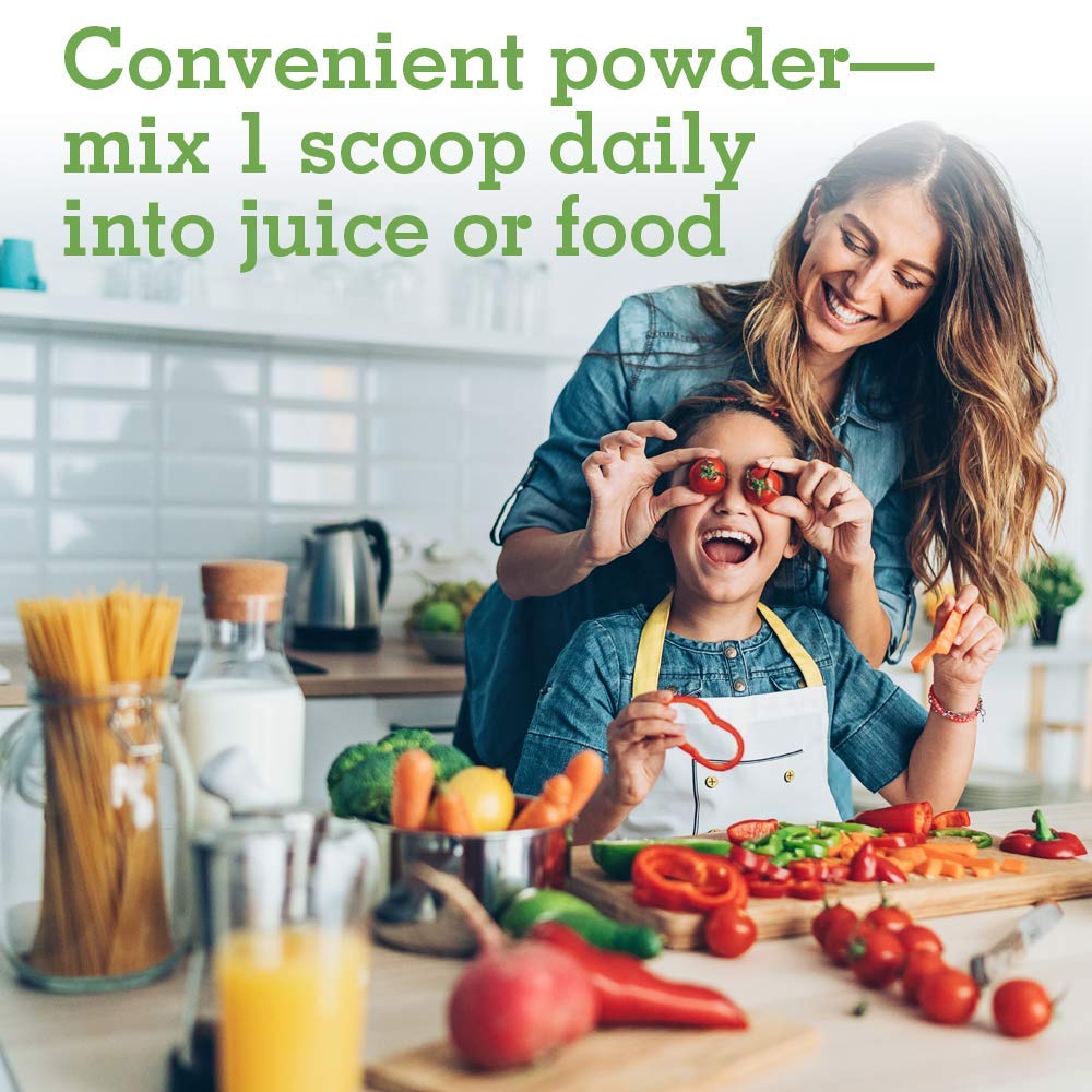 Garden of Life Kids Multivitamin Powder, Daily Vitamins and Minerals for Toddlers & Kids - Organic Toddler Multi Powder With 15 Vitamin C, D3, Zinc for Healthy Growth - Gluten Free - 30 Day Supply