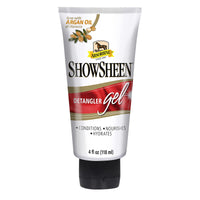 Thumbnail for Absorbine ShowSheen Detangler Gel for Coat, Mane & Tail, Moroccan Argan Oil, Tackles Toughest Knots on Horses, Dogs & Livestock, 4oz