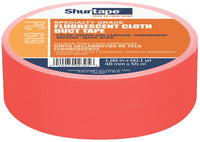 Thumbnail for Shurtape PC 619 Specialty Grade, Fluorescent Cloth Duct Tape, Hi-Visibility Social Distancing Marking, 48mm x 55m, Fluorescent Orange, 1 Roll (101639)