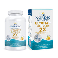 Thumbnail for Nordic Naturals Ultimate Omega 2X, Lemon Flavor - 180 Soft Gels - 2150 mg Omega-3 - High-Potency Fish Oil with EPA & DHA - Promotes Brain & Heart Health - Non-GMO - 90 Servings