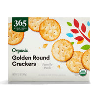Thumbnail for 365 by Whole Foods Market, Organic Golden Round Crackers, 12 Ounce