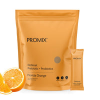 Thumbnail for ProMix Nutrition Debloat Prebiotics and Probiotics with Baobab - Rich in Vitamin C, Bloating Relief, Immune Support - Orange - 30 Servings (Pack of 30)
