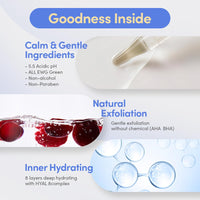 Thumbnail for EQQUALBERRY Swimming Pool Toner - Gentle Exfoliating Toner with Natural Enzyme | Boosted Hydration with Hyaluronic Acid | Daily Toner for Sensitive Skin | Korean Skincare, 10.14 Fl. Oz / 300ml