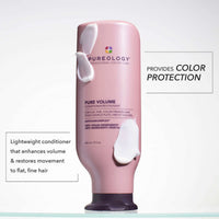 Thumbnail for Pureology Pure Volume Conditioner - Enhances Volume and Movement, Lightweight Shampoo for Fine, Flat, Color Treated Hair, 1.7 Fl Oz