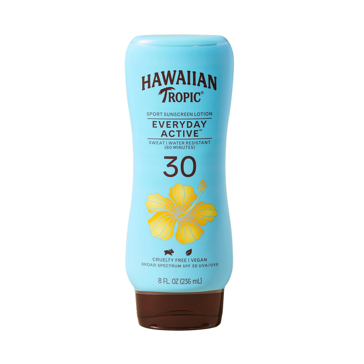 Hawaiian Tropic Everyday Active Lotion Sunscreen SPF 30, 8oz | Hawaiian Tropic Sunscreen Lotion SPF 30, Sunblock, Broad Spectrum, Oxybenzone-Free, Water Resistant, 8oz