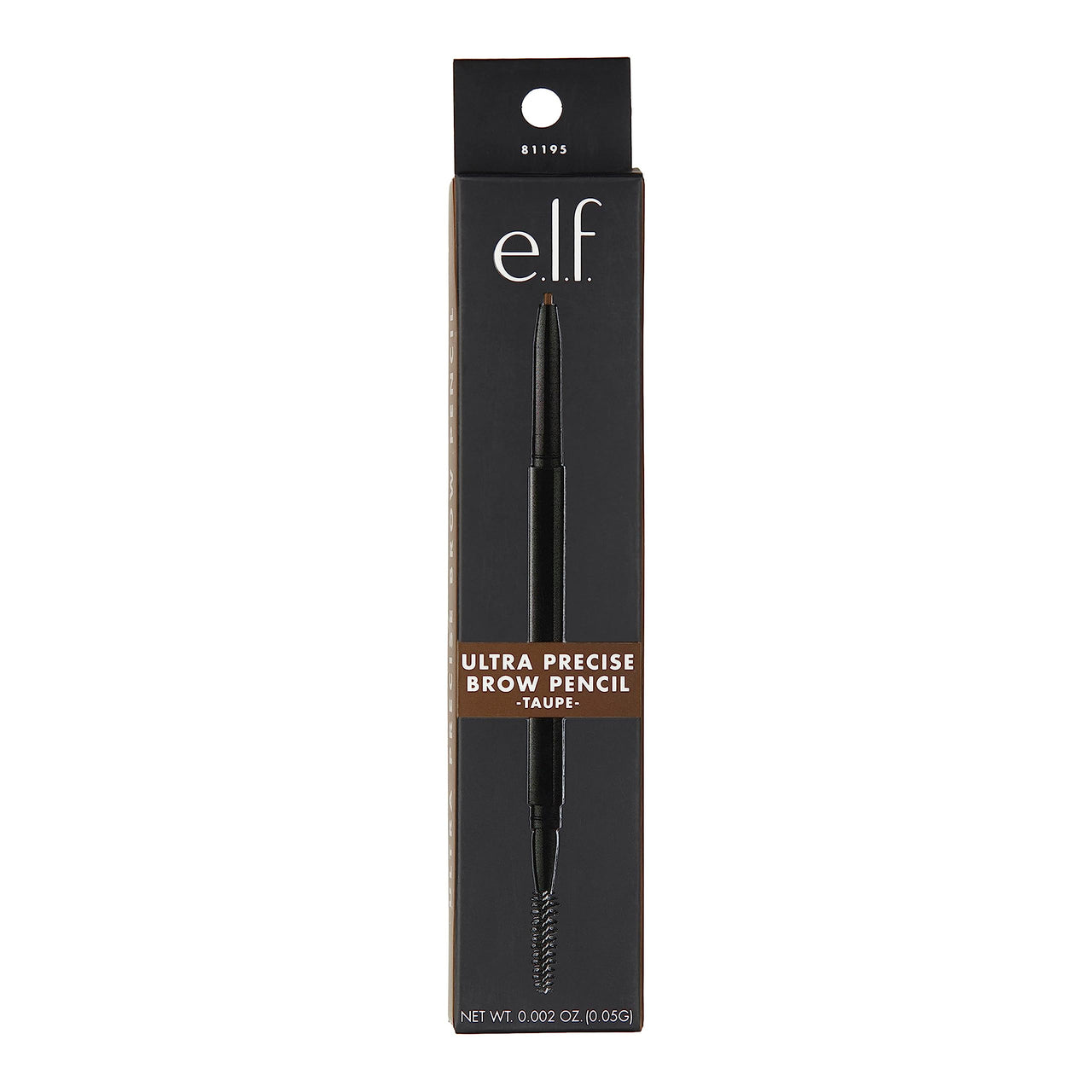 e.l.f. Ultra Precise Brow Pencil, Creamy, Micro-Slim, Precise, Defines, Creates Full, Natural-Looking Brows, Tames and Combs Brow Hair, Taupe, 0.0017 Oz