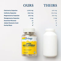 Thumbnail for Solaray Mega Multi Mineral 25 Servings, 100 Capsules