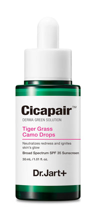 Thumbnail for Dr.Jart+ Cicapair Tiger Grass Camo Drops Tinted Serum SPF 35 with Centella Asiatica | Skin Tint | Korean Skin Care Makeup Hybrid, 1.01 Fl Oz