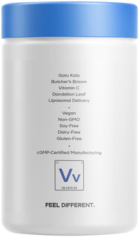 Thumbnail for Codeage Veins Vitamins+ Supplement – Diosmin, Hesperidin, Horse Chestnut, Butcher’s Broom, Gotu Kola, Pine Bark & Vitamin C – Leg Vein Health & Circulation Support – Non-GMO – 120 Capsules