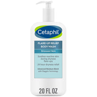 Thumbnail for Cetaphil Flare-Up Relief Body Wash with Colloidal Oatmeal to Help Soothe and Condition Ultra-Dry, Stressed, Sensitive Skin, 20 oz