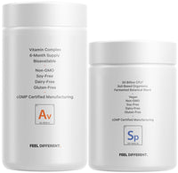Thumbnail for Codeage Daily ADK Vitamin & Probiotic Bundle – Vitamin A Retinyl Palmitate, Vitamin D3 Cholecalciferol, Vitamin K, 50 Billion CFU SBO Probiotic Blend, Non-GMO