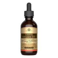 Thumbnail for Solgar Liquid Vitamin D3 125 mcg (5,000 IU) - 2 fl oz - Delicious, Natural Orange Flavor - Helps Maintain Healthy Bones & Teeth - Immune System Support - Gluten Free, Dairy Free, Kosher - 59 Servings