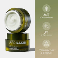 Thumbnail for APRILSKIN Artemisia Squalane Hydra Gel Cream | Dry, Sensitive, Acne-Prone Skin | Vegan, Cruelty Free, Low pH, Soothing & Firming up | 50 ml | No sulfates and Artificial Fragrance