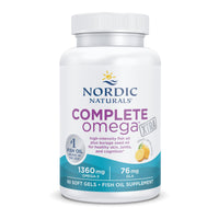 Thumbnail for Nordic Naturals Complete Omega Xtra, Lemon - 60 Soft Gels - 1360 mg Omega-3 + 76 mg GLA - Healthy Skin - Cognition - Non-GMO - 30 Servings