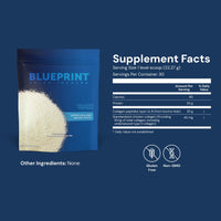 Thumbnail for Blueprint Bryan Johnson Collagen Peptide Powder - 20G Collagen Peptides - Types I, II, III - No Added Sugar, Joint & Skin Support - Pasture Raised - Versatile Powder for Daily Use (30 Servings)