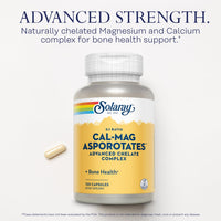 Thumbnail for Solaray Calcium & Magnesium Asporotate 2:1, Capsule (Btl-Plastic) | 120ct