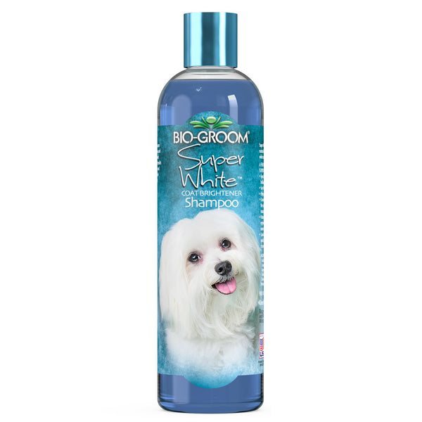 Bio-Groom Super Whitening Dog Shampoo – Whitening Pet Shampoo, Dog Bathing Supplies, Puppy Wash, Dog Grooming Supplies, Cruelty-Free – 12 fl oz 1-Pack