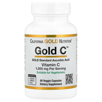 Thumbnail for California Gold Nutrition Gold C™, USP Grade Vitamin C, 1,000 mg, 60 Veggie Capsules
