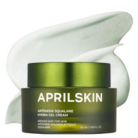 Thumbnail for APRILSKIN Artemisia Squalane Hydra Gel Cream | Dry, Sensitive, Acne-Prone Skin | Vegan, Cruelty Free, Low pH, Soothing & Firming up | 50 ml | No sulfates and Artificial Fragrance