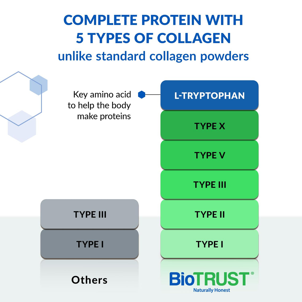 BioTrust Ageless Multi Collagen Peptides Powder – 5 Types (I, II, III, V, X) – Vanilla Collagen Powder for Women & Men – Hydrolyzed Protein – Grass Fed Beef, Fish, Chicken, Eggshell Membrane