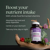 Thumbnail for New Chapter Women’s Multivitamin 40+, extra B6 & B12, Biotin for Hair Growth, D3, Vit C, Zinc for Immune & Stress Support, Gentle on an Empty Stomach, One Daily, Non-GMO, Gluten-Free, 72 Tablets