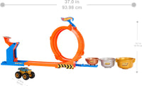 Thumbnail for Hot Wheels Monster Trucks Loop-and-Flip Trophy Challenge Playset
