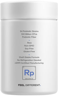 Thumbnail for Codeage Raw Probiotic+ Supplement - 34 Probiotic Strains, 100 Billion CFUs, Raw Whole Food Probiotics, Digestive Enzymes, Raw Fruits & Veggies Prebiotics - Wild Kefir Culture - Non-GMO - 30 Capsules