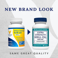 Thumbnail for The Vitamin Shoppe Extra Strength Krill Oil - MSC Certified Sustainable - 1,000 MG (30 Softgels)