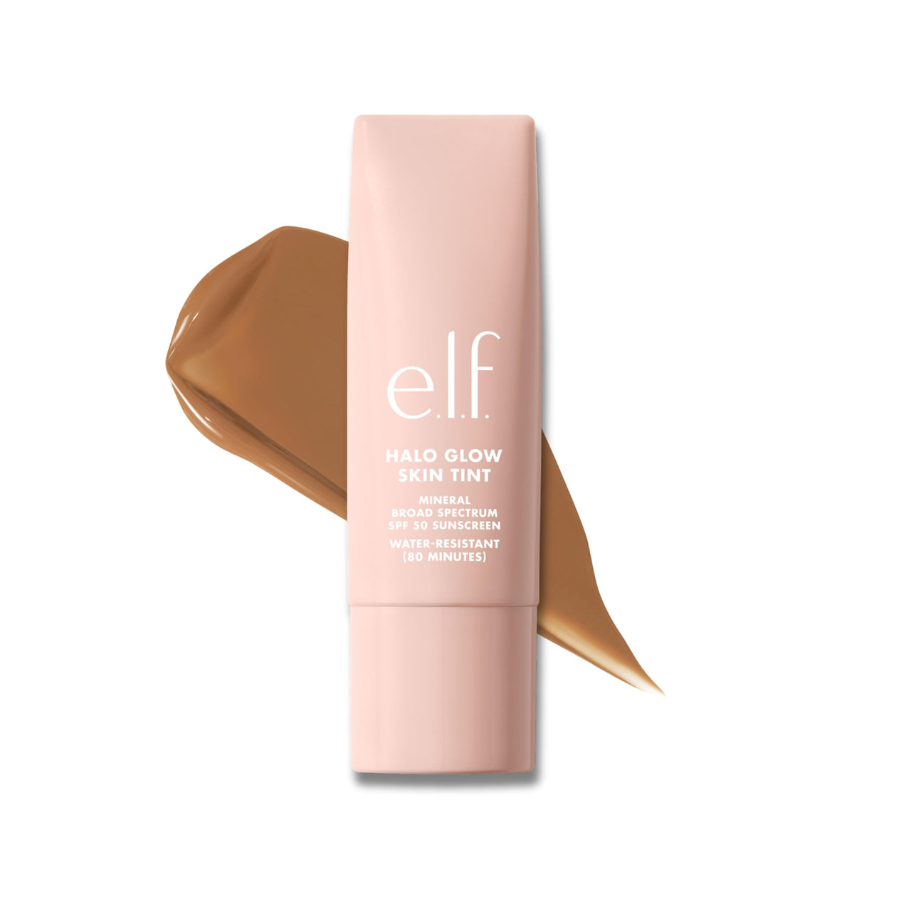 e.l.f. Halo Glow Skin Tint SPF 50, Tinted Moisturizer For Light, Buildable Coverage, Creates A Natural Glow, Vegan & Cruelty-Free, 11 Tan Warm