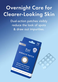 Thumbnail for Rael Pimple Patches, Miracle Retinol Spot Cover - Hydrocolloid Acne Pimple Patch for Face, Absorbing Zits & Blemishes, PM Advanced (72 Count)