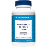 Thumbnail for The Vitamin Shoppe Magnesium Citrate 200MG - Muscle Relaxation, Bone Health & Energy Production, Highly Absorbable (300 Tablets)