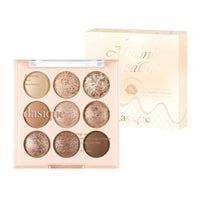 Thumbnail for dasique Shadow Palette #21 Almond Vanilla l Vegan, Cruelty-Free l 9 Blendable Shades in Smooth Matte and Shimmer Finishes with Gorgeous Pearls