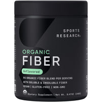 Thumbnail for Sports Research® Regularity Pack - Organic Plant-Based Fiber Blend, Vitamin D3 5000iu + K2 100mcg, and Alaskan Omega-3 Fish Oil 1250mg