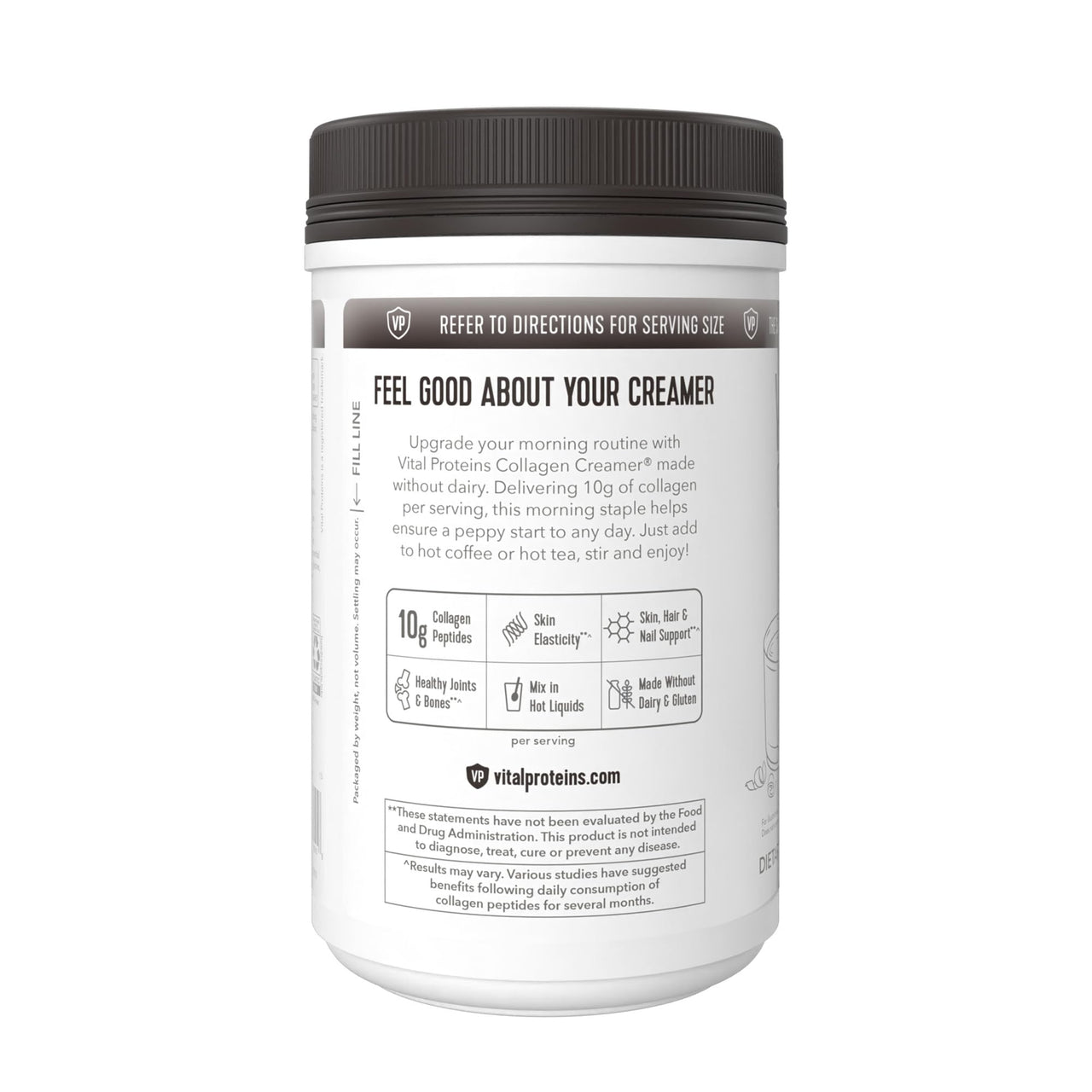 Vital Proteins Collagen Coffee Creamer, Coconut Milk based & Low Sugar Powder with Collagen Peptides Supplement - Supporting Healthy Hair, Skin, Nails with Energy-Boosting MCTs - Mocha 11.2oz