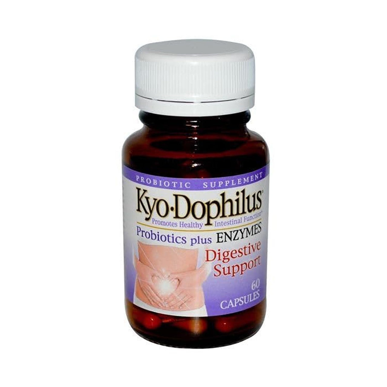 Kyolic Kyo-Dophilus Enzymes+ Probiotic, Nutrient Digestion and Gut Health*, 60 Capsules