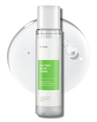Thumbnail for IUNIK Tea Tree Relief Vegan Face Toner - Facial Moisturizer Acne-Prone Irritated Skin w Tea Tree 67% Centella Asiatica 19.5% 6.7 Fl OZ Sensitive Skin Breakout Rosacea Blemish Plant-Based Ingredients