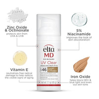 Thumbnail for EltaMD UV Clear, UV Clear Tinted Duo Kit, Face Sunscreen SPF, Tinted and Untinted Broad Spectrum Protection for Sensitive Skin