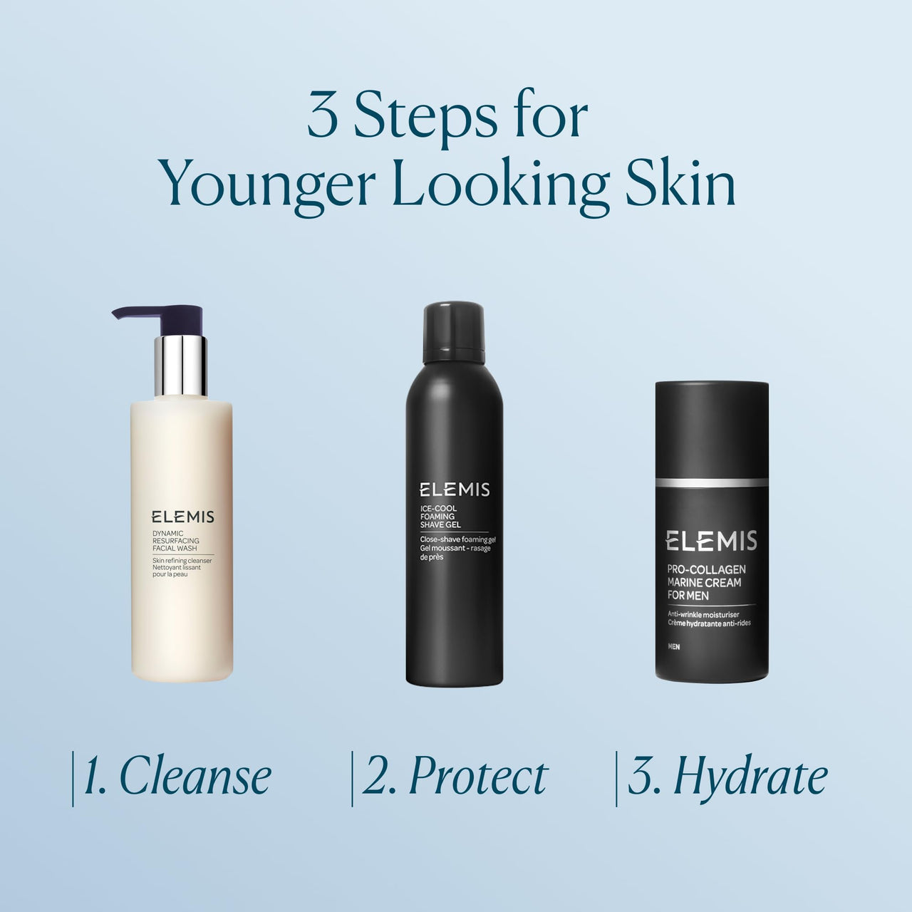 ELEMIS Men Pro-Collagen Marine Cream 30ml Lightweight Anti-Aging Moisturizer for Mens Skincare