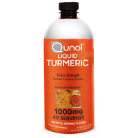 Thumbnail for Qunol Liquid Turmeric Curcumin with Black Pepper 1000 Milligram, Supports Healthy Inflammation Response and Joint Support, Dietary Supplement, Extra Strength, 40 Servings, 20.3 fl oz (pack of 1)