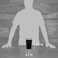 Thumbnail for Stanley Stay-Chill Beer Pint 16 oz | Wide Mouth Lid | Built-In Bottle Opener | Beer Tumbler Cup | Insulated Stainless Steel Pint Glass | BPA-Free | Matte Black