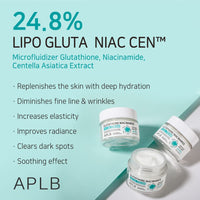 Thumbnail for APLB Glutathione Niacinamide Facial Cream | LIPO GLUTA NIAC CEN™ 24.8% 1.86 FL.OZ/Korean Skincare, Deep hydration, Niacinamide, Improve skin elasticity, Improve skin texture